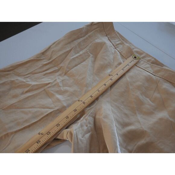 Anne Klein Women's Light Coffee Shimmer Twill Side Zip Pants Trouser  6 - Picture 5 of 8